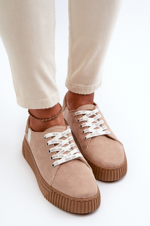 Sapatos de lazer MEMORY FOAM SYSTEM BIG STAR NN276002 bege