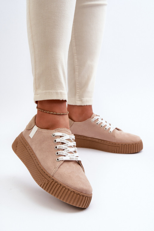 Sapatos de lazer MEMORY FOAM SYSTEM BIG STAR NN276002 bege