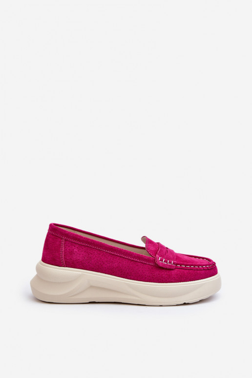 feito de camurça Mocassins rosa Filidia