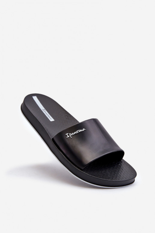 Chinelos de borracha 82832 Ipanema Slide unissex cor preta