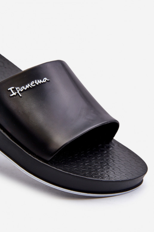 Chinelos de borracha 82832 Ipanema Slide unissex cor preta Chinelos de borracha 82832 Ipanema Slide unissex cor preta