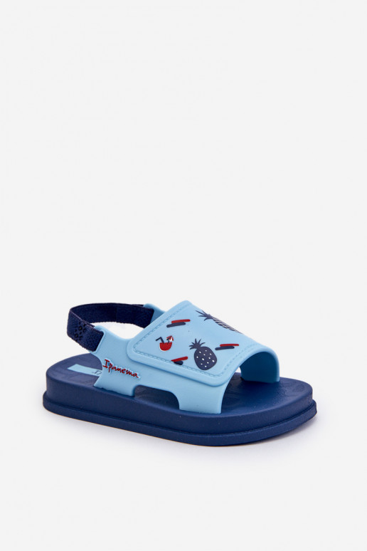 sandálias infantis 83545 Ipanema Soft cor azul bebê