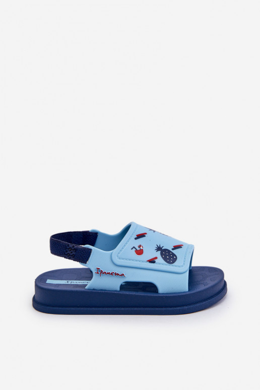 sandálias infantis 83545 Ipanema Soft cor azul bebê