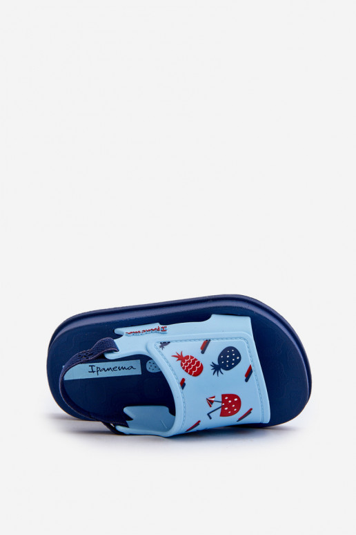 sandálias infantis 83545 Ipanema Soft cor azul bebê