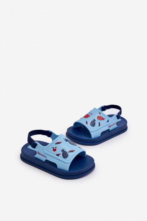 sandálias infantis 83545 Ipanema Soft cor azul bebê