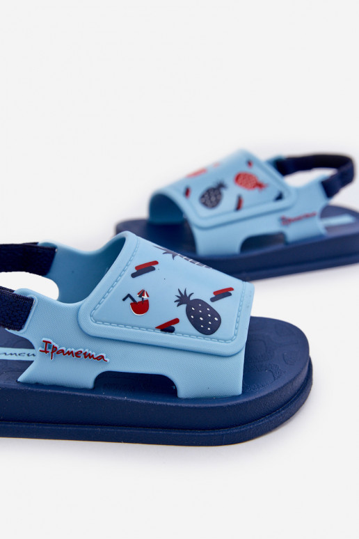 sandálias infantis 83545 Ipanema Soft cor azul bebê