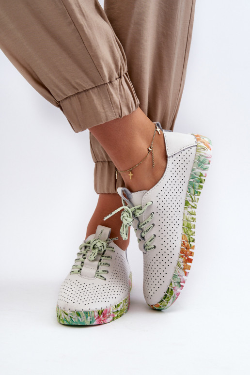 Sapatos Sznurowe em Farnalea branco Sapatos Sznurowe em Farnalea branco