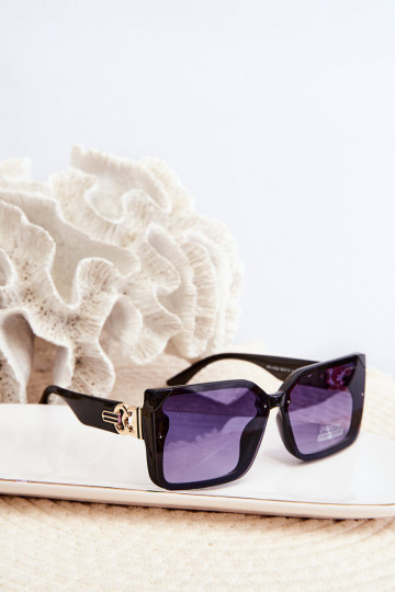Óculos de sol Kvadratas feminino UV400 preto