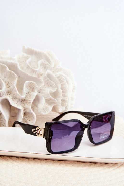 Óculos de sol Kvadratas feminino UV400 preto