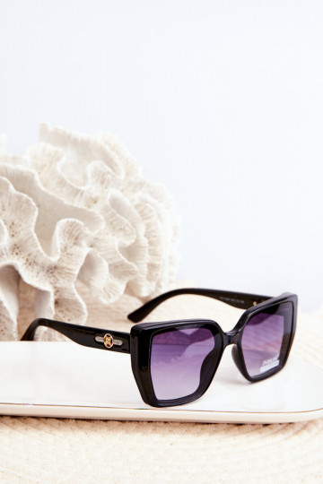 Óculos de sol feminino UV400 preto