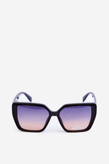 Óculos de sol feminino com fantasia Detalem UV400 azul escuro 2