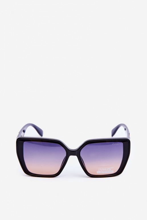 Óculos de sol feminino com fantasia Detalem UV400 azul escuro