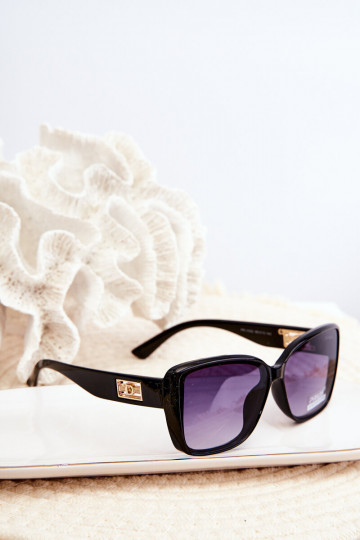 Óculos de sol feminino UV400 preto
