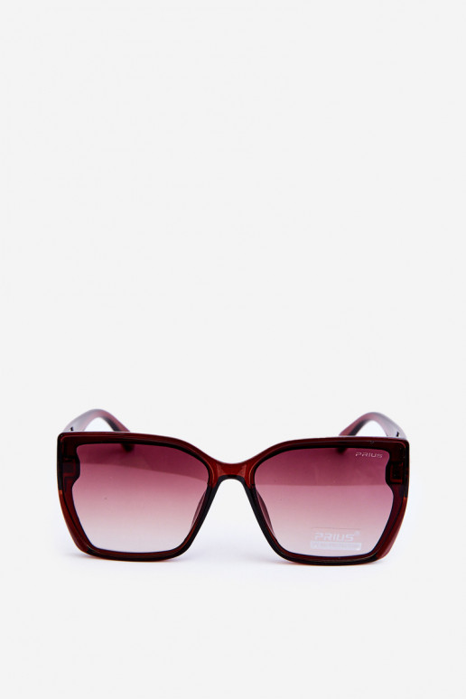 Óculos de sol modelo clássico feminino com os mais belos detalhes cor marrom UV400 Óculos de sol modelo clássico feminino com os mais belos detalhes cor marrom UV400
