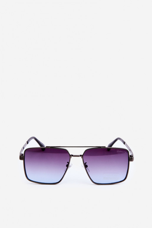 Óculos de Sol Feminino UV400 Preto e Azul
