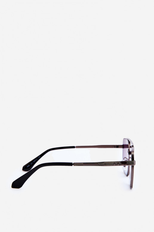 Óculos de Sol Feminino UV400 Preto e Azul
