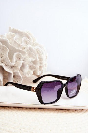 Óculos de sol Cieniowane femininos UV400 pretos