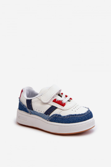 Calçado desportivo infantil do modelo clássico em material Denim Marlin. 2