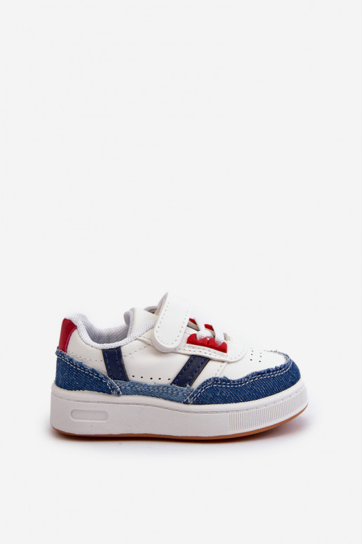 Calçado desportivo infantil do modelo clássico em material Denim Marlin.