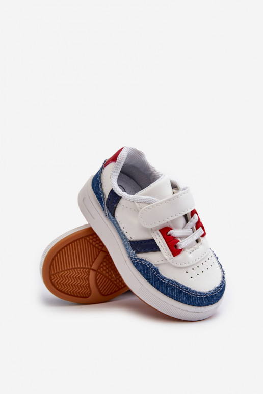 Calçado desportivo infantil do modelo clássico em material Denim Marlin.
