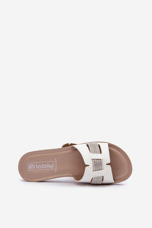 Chinelos confortáveis e brilhantes Inblu BA000050 branco Chinelos confortáveis e brilhantes Inblu BA000050 branco