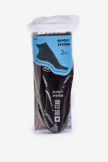 Palmilhas Do Butów BIG STAR HI-POLY SYSTEM 2 pares preto 2