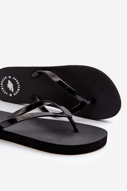 Chinelos femininos 4FMM00FFLIF018-21S cor preta Chinelos femininos 4FMM00FFLIF018-21S cor preta