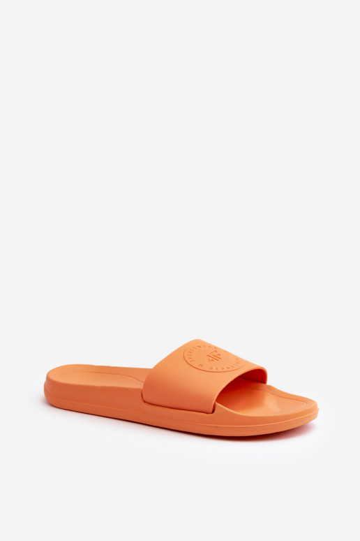 Chinelos femininos 4FMM00FFLIF045-70S cor laranja