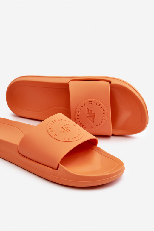Chinelos femininos 4FMM00FFLIF045-70S cor laranja