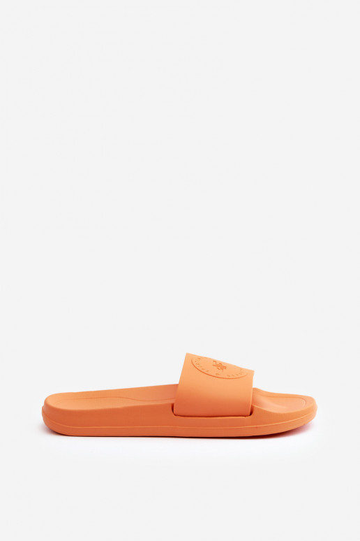 Chinelos femininos 4FMM00FFLIF045-70S cor laranja