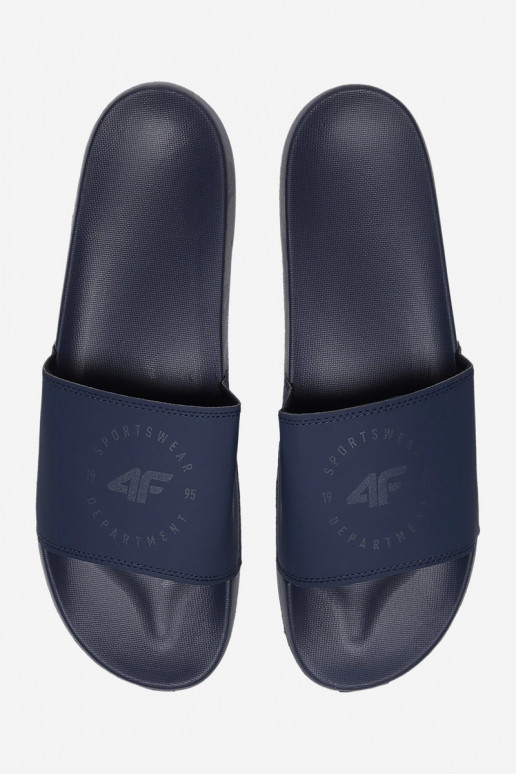 Chinelos masculinos 4FMM00FFLIM046-30S azul escuro