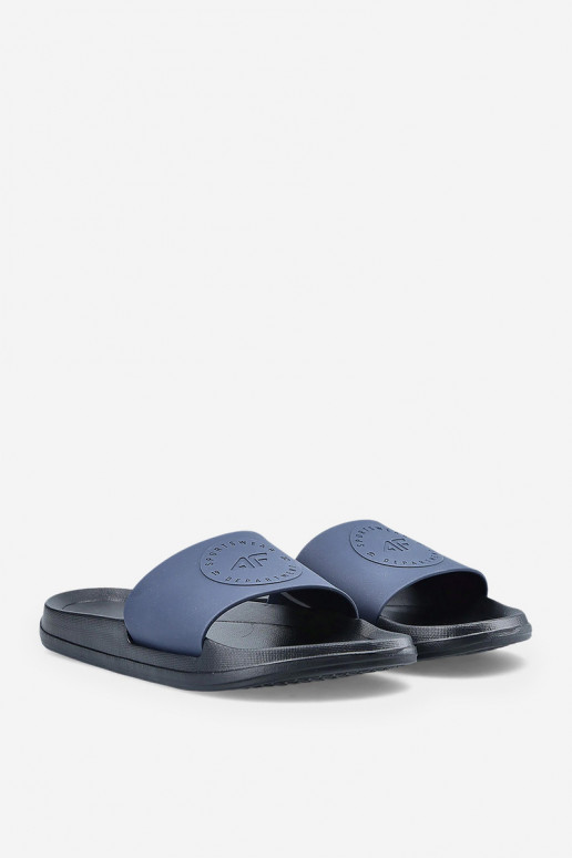 Chinelos masculinos 4FMM00FFLIM047A-31S azul escuro