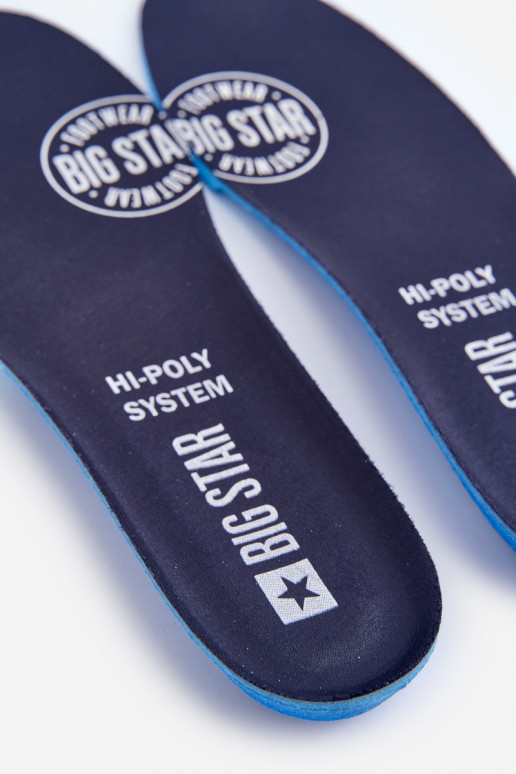 Palmilhas Do Butów BIG STAR HI-POLY SYSTEM 2 pares azul escuro