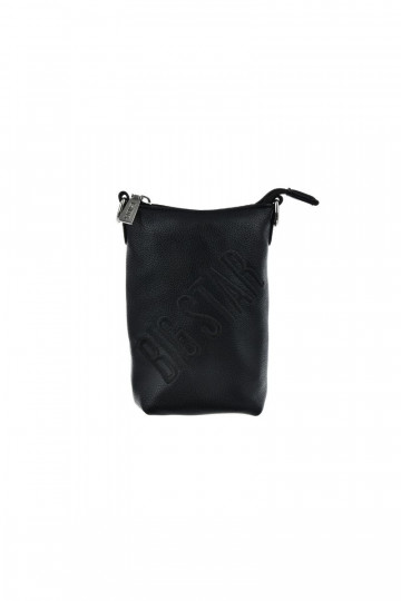 Bolsa pequena Big Star em couro ecológico NN574079 preta