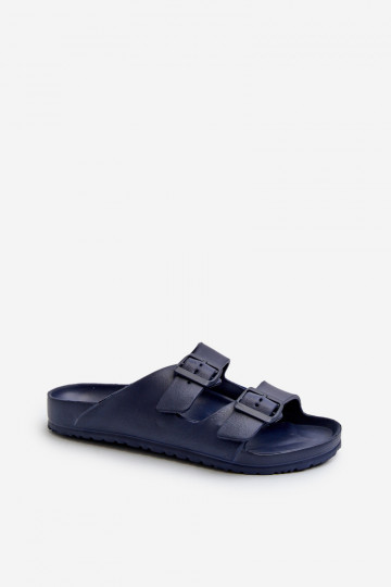 Chinelos Masculino Light Chinelos leves com fivelas na cor azul escuro Avatara