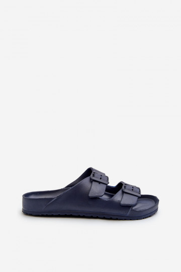 Chinelos Masculino Light Chinelos leves com fivelas na cor azul escuro Avatara 2