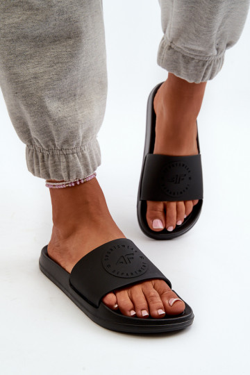 Chinelos femininos 4FMM00FFLIF045-20S pretos