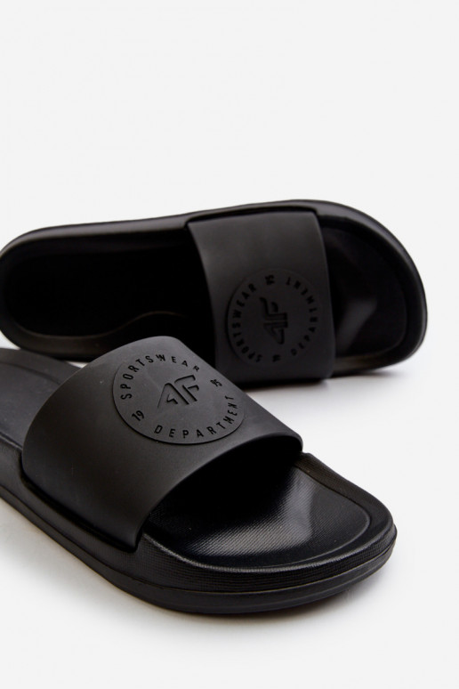 Chinelos femininos 4FMM00FFLIF045-20S pretos