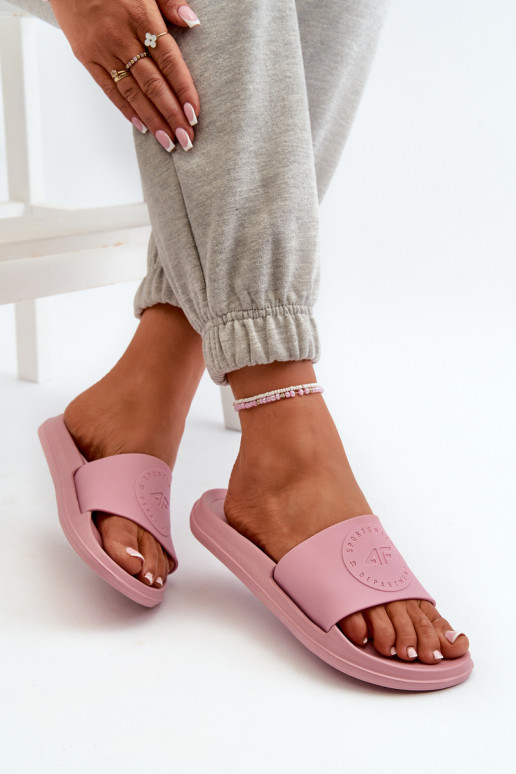 Chinelos femininos 4FMM00FFLIF045-56S rosa