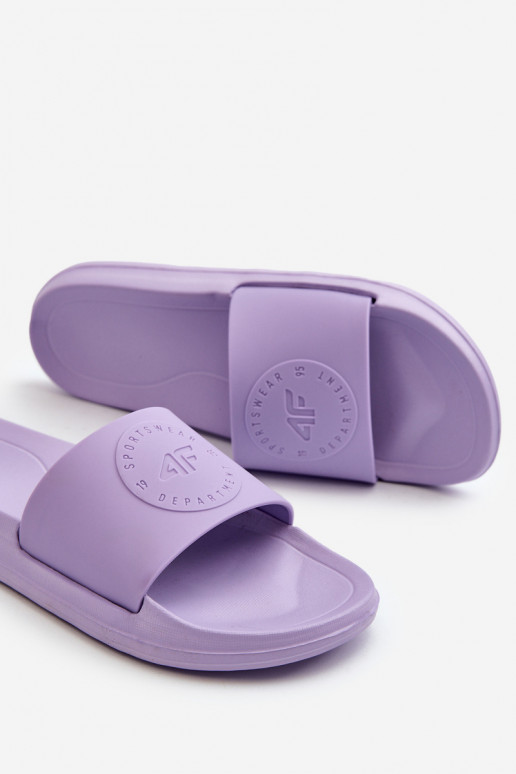 Chinelos femininos 4FMM00FFLIF045-52S cor roxa Chinelos femininos 4FMM00FFLIF045-52S cor roxa