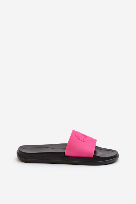 Chinelos femininos 4FMM00FFLIF045-55S rosa-preto