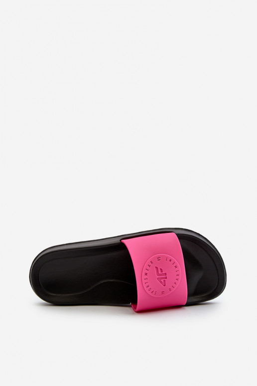 Chinelos femininos 4FMM00FFLIF045-55S rosa-preto