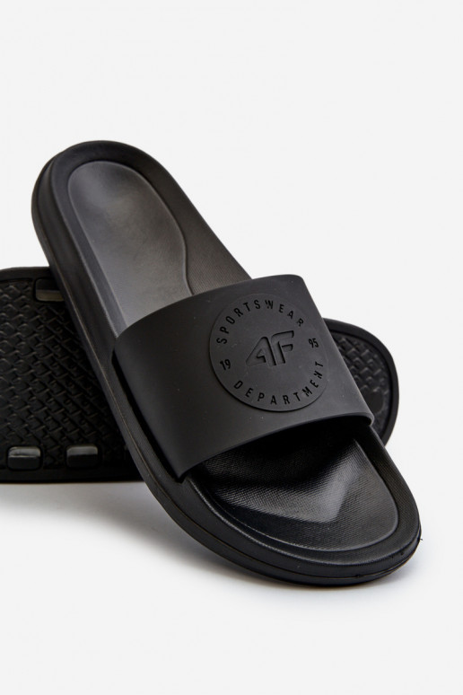 Chinelos masculinos 4FMM00FFLIM047A-20S cor preta Chinelos masculinos 4FMM00FFLIM047A-20S cor preta