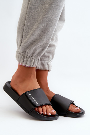 Chinelos femininos 4FMM00FFLIF031A-20S pretos 2