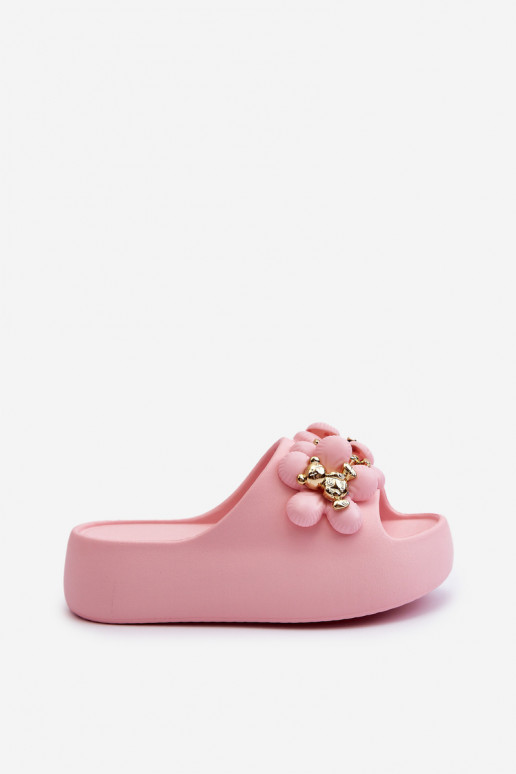 Chinelos femininos Chinelos leves com lindos detalhes e sola maciça em Bremavia rosa Chinelos femininos Chinelos leves com lindos detalhes e sola maciça em Bremavia rosa