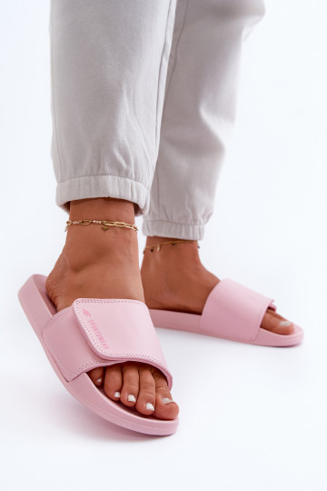 Chinelos femininos 4FMM00FFLIF031A-56S tom rosa claro