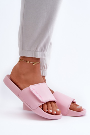 Chinelos femininos 4FMM00FFLIF031A-56S tom rosa claro 2