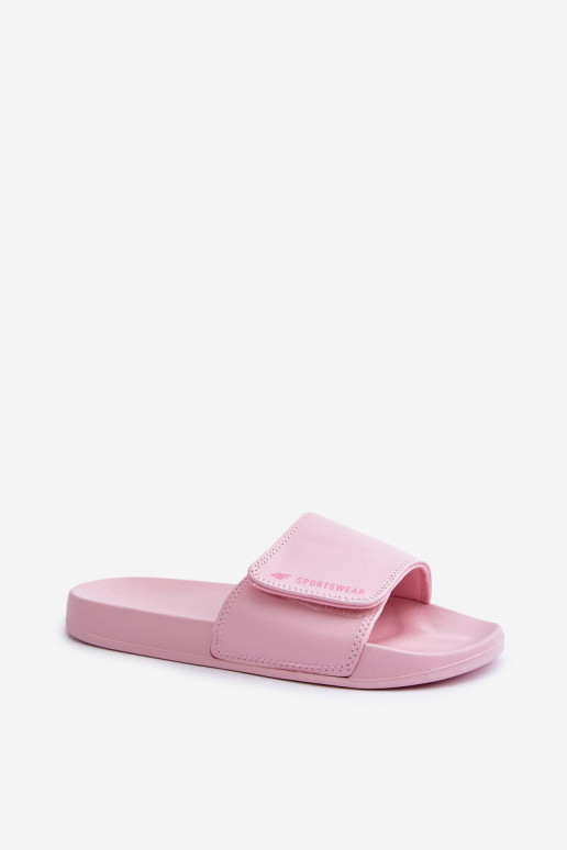 Chinelos femininos 4FMM00FFLIF031A-56S tom rosa claro