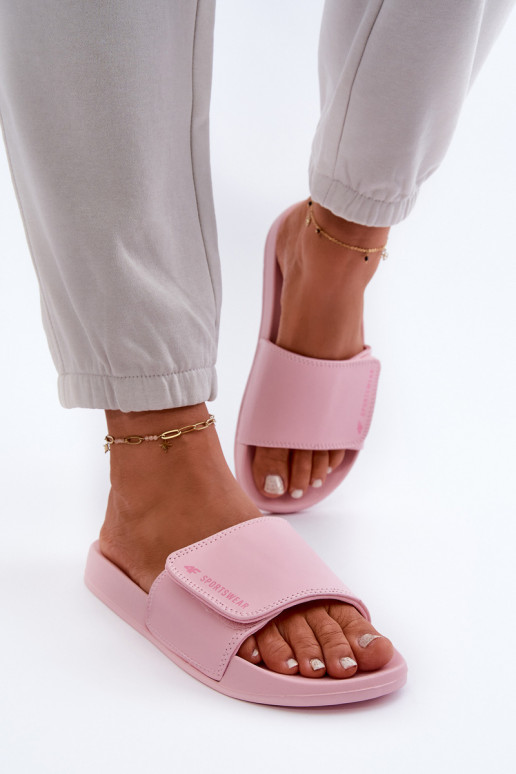 Chinelos femininos 4FMM00FFLIF031A-56S tom rosa claro Chinelos femininos 4FMM00FFLIF031A-56S tom rosa claro