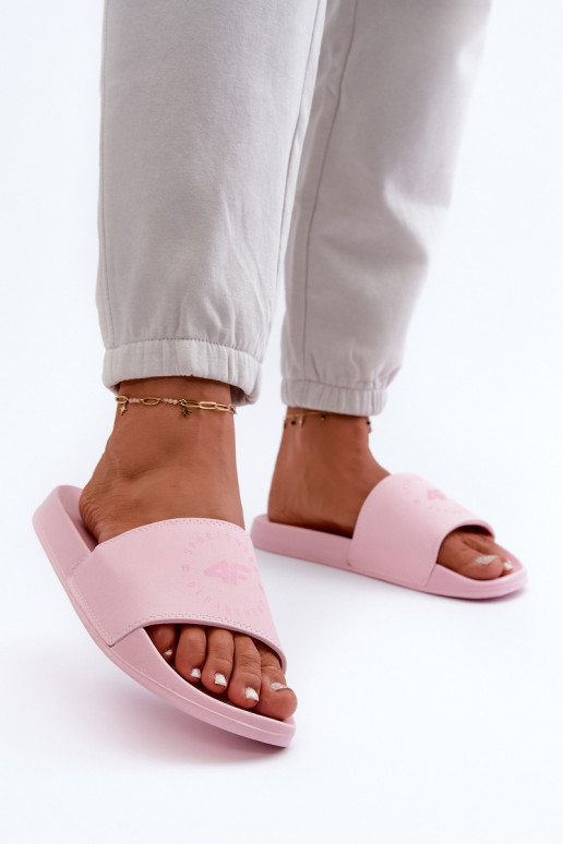 Chinelos femininos 4FMM00FFLIF044A-56S cor rosa